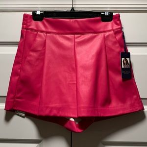 Brand new with tags Rachel Roy mini pleather shorts with pockets